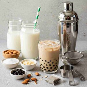 Almond Milk Bubble Tea