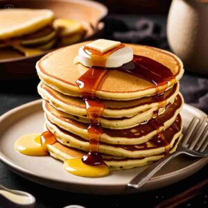 Fluffy Pancakes with Stored Batter
